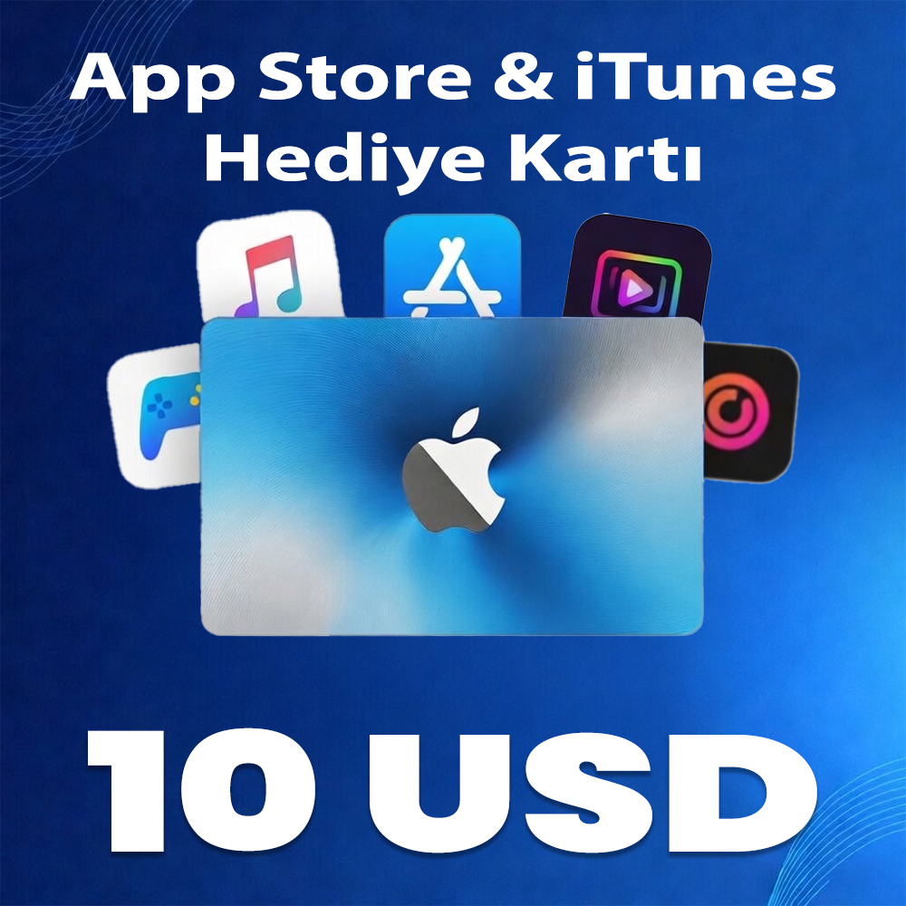 10 USD App Store & iTunes Hediye Kartı