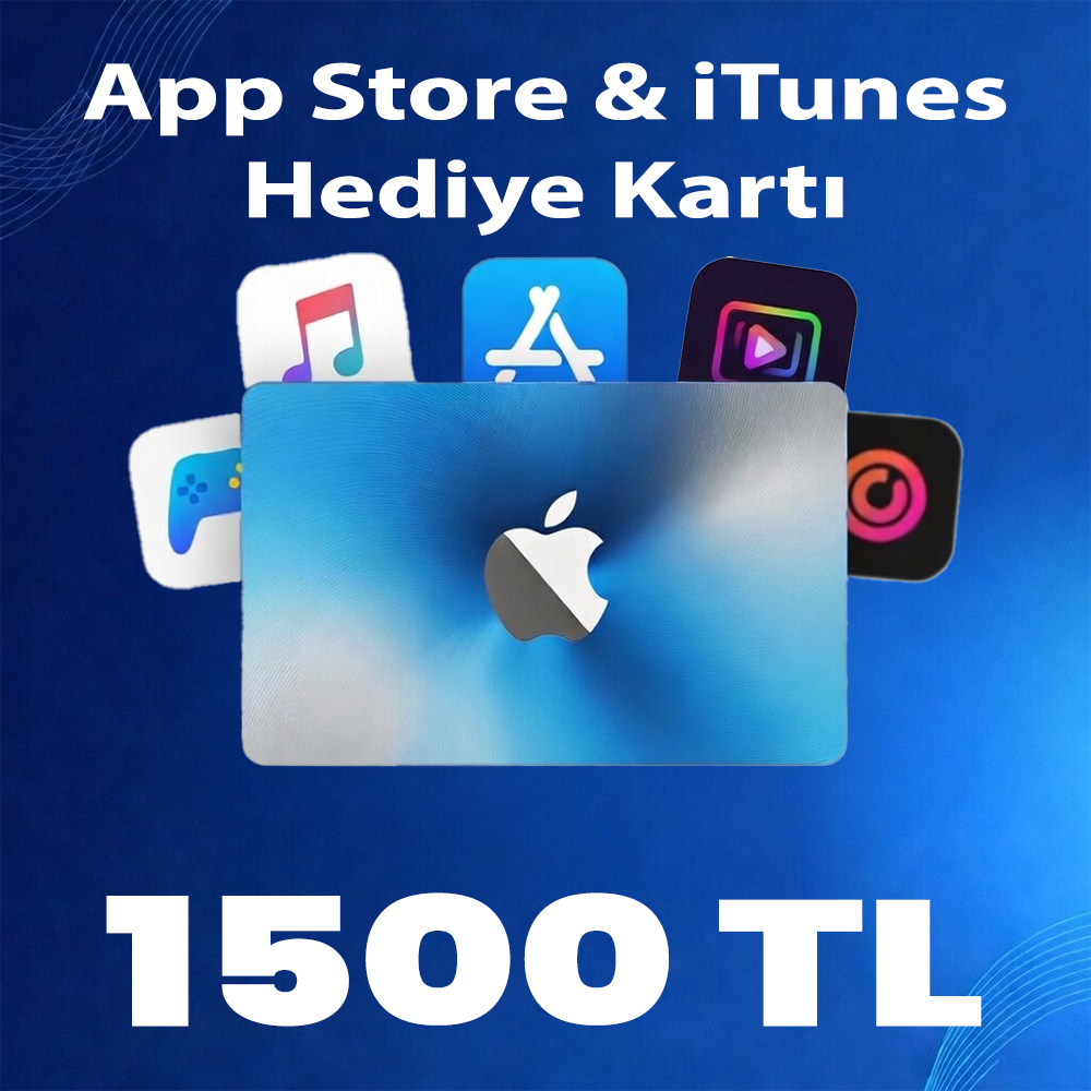 1500 TL App Store & iTunes Hediye Kartı