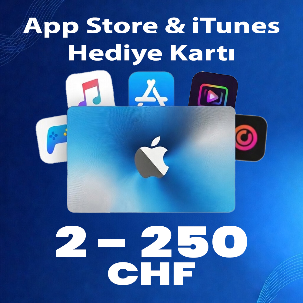 App Store & iTunes Hediye Kartı (2 - 250 CHF)