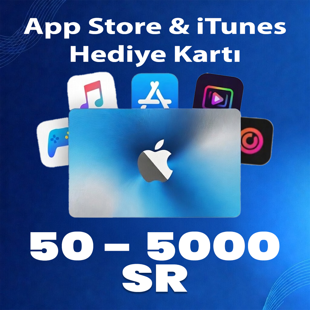 App Store & iTunes Hediye Kartı (50 - 5000 SAR)
