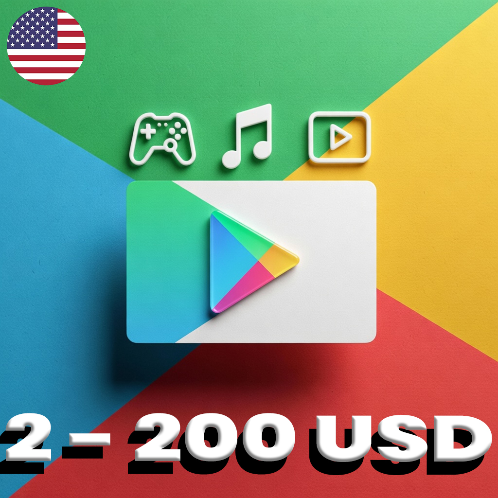 Google Play Hediye Kartı USA 5 - 200 USD