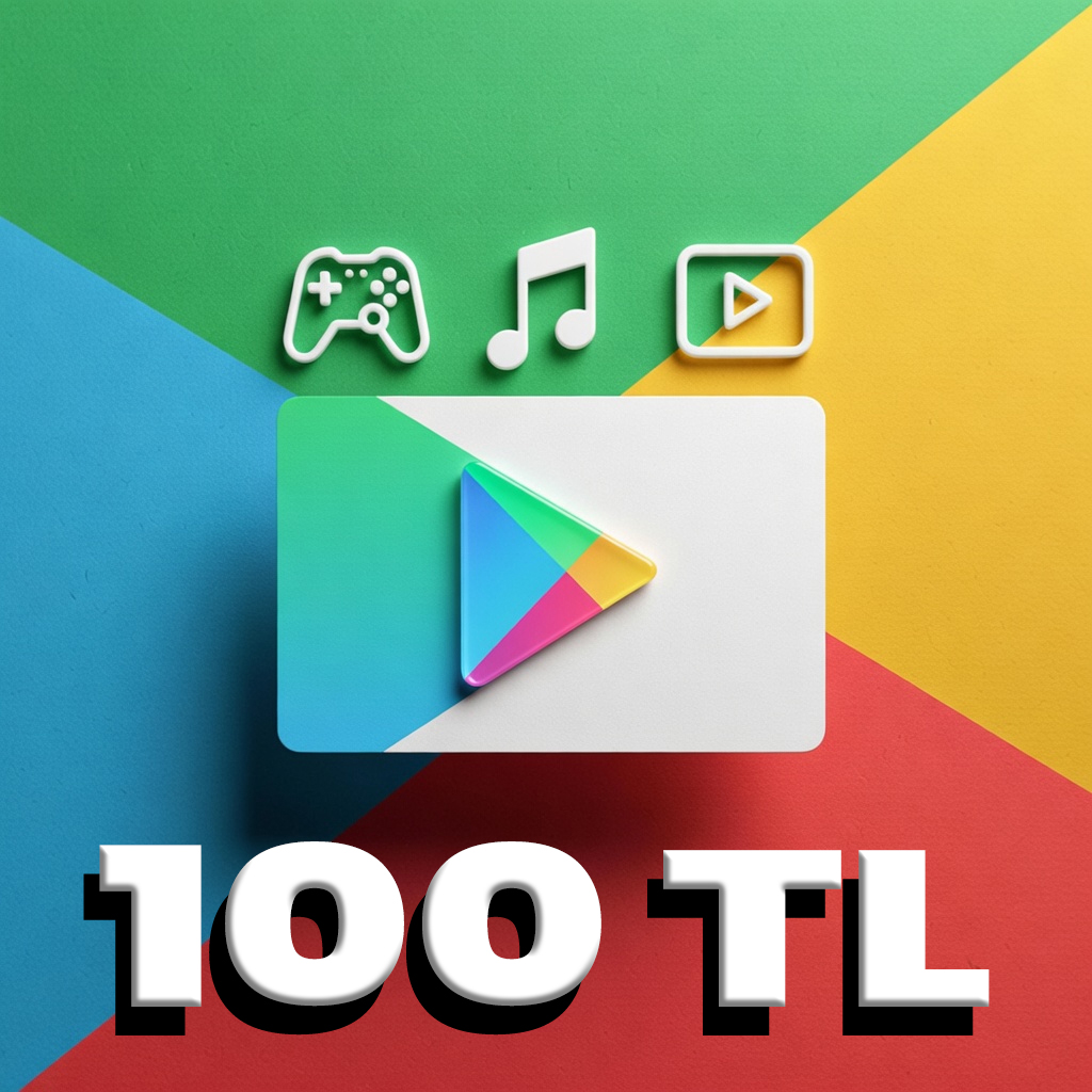 Google Play Gift Code 100 TL