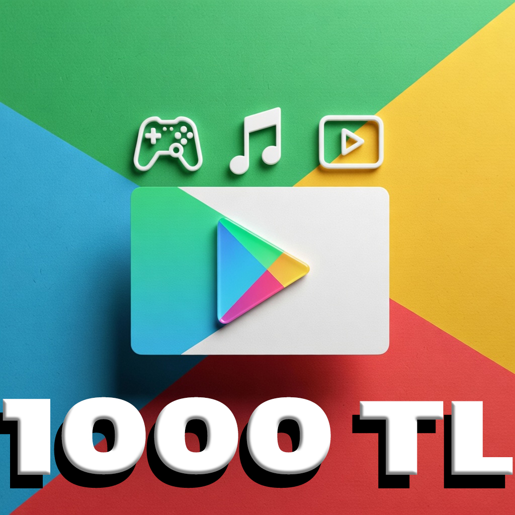 Google Play gift code 1000 TL
