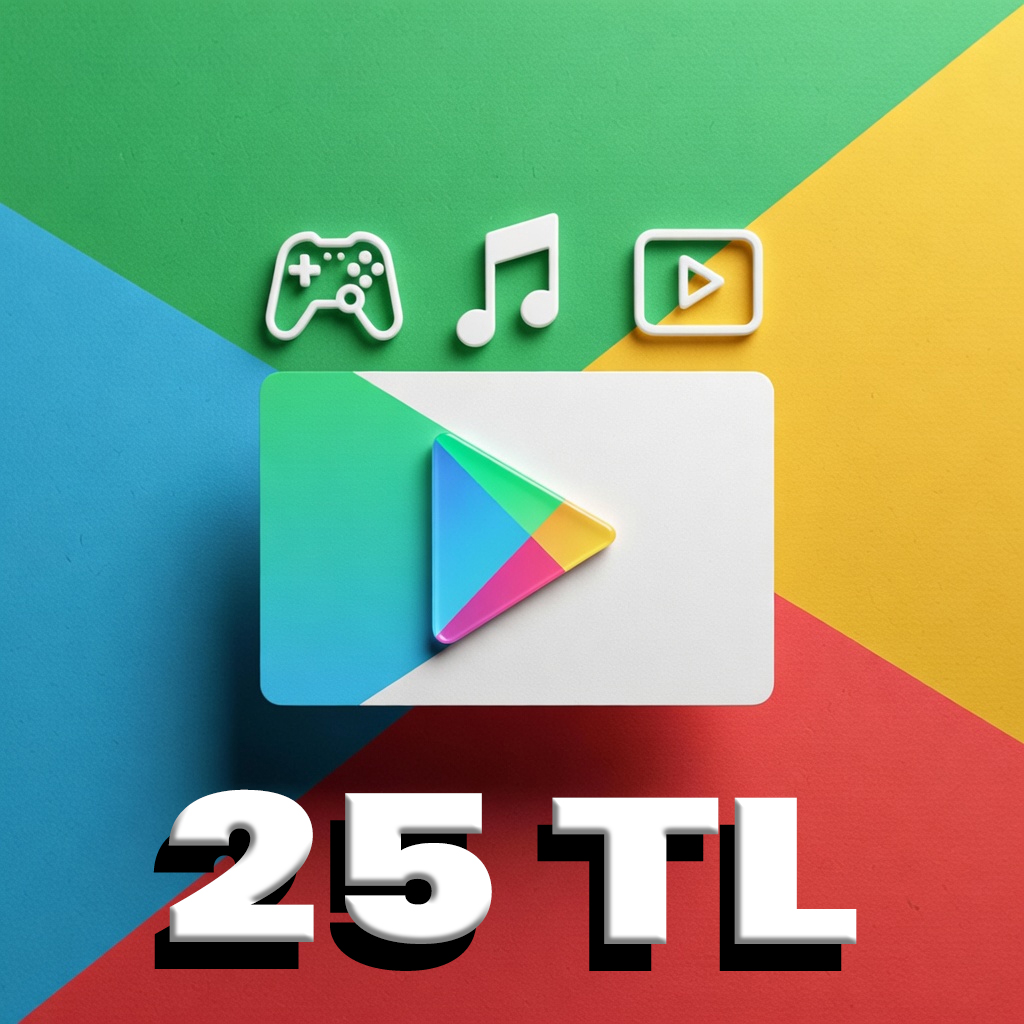 Google Play Gift Code 25 TL