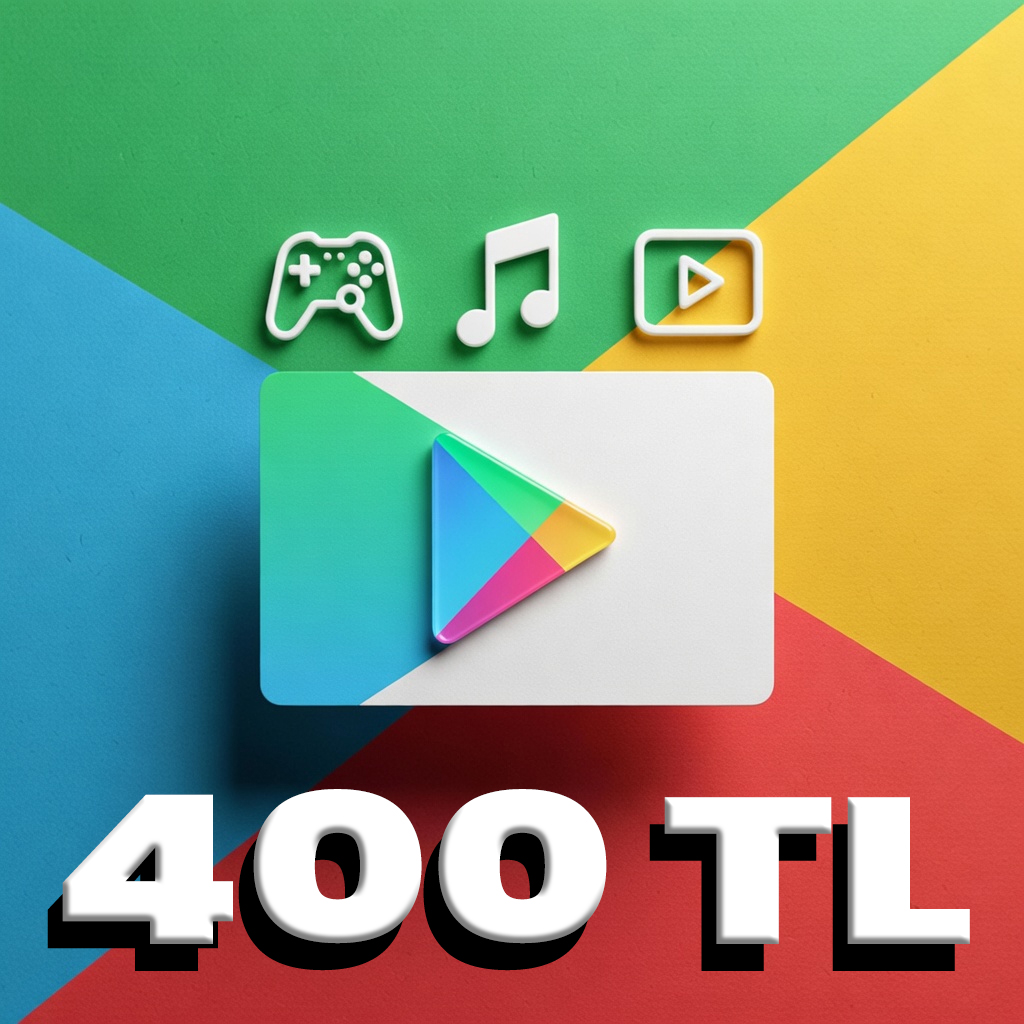 Google Play gift code 400 TL