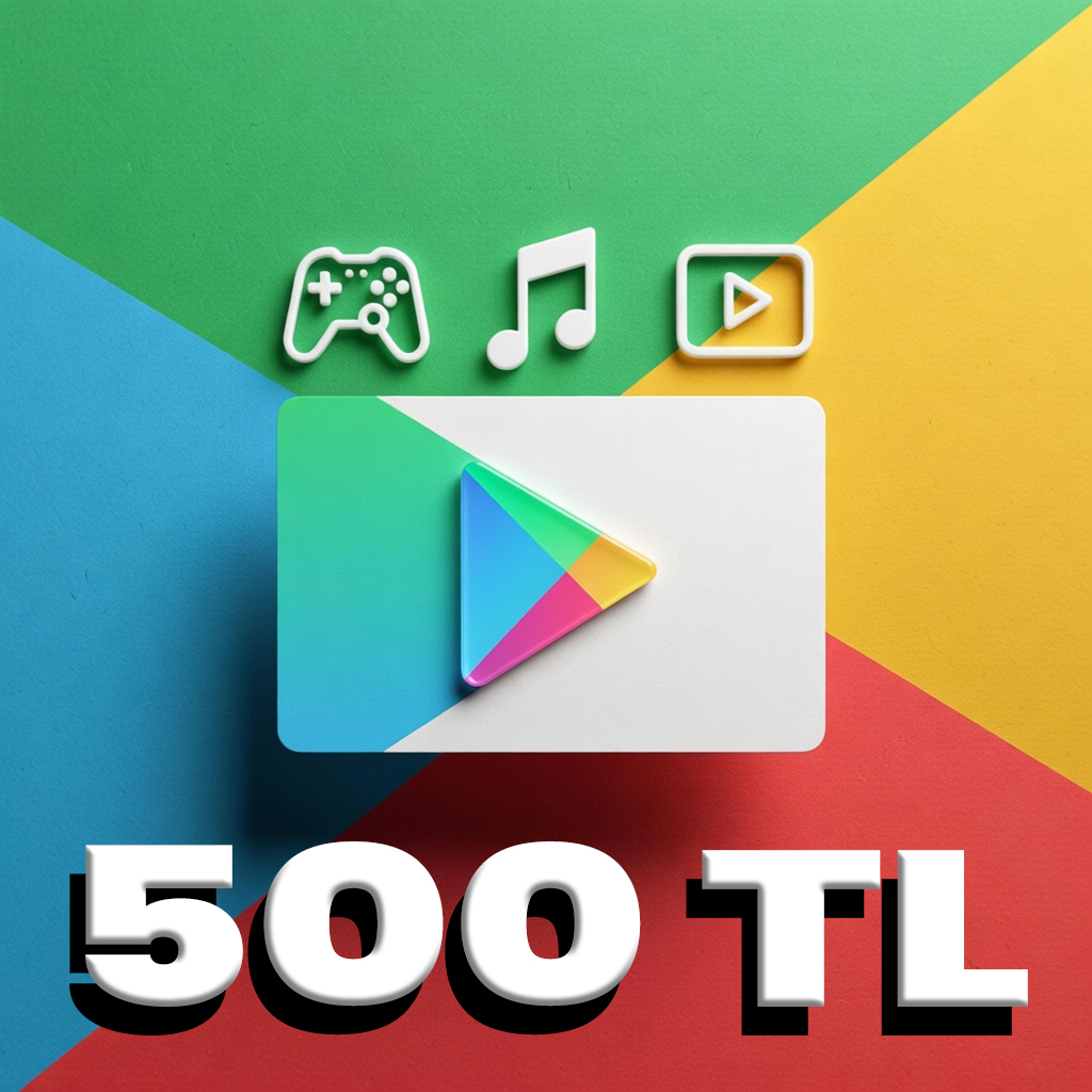 Google Play Gift Code 500 TL
