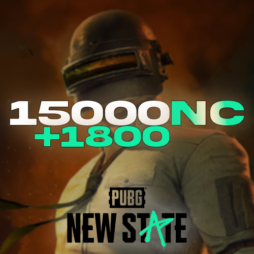 Pubg New State 15000 + 1800 NC