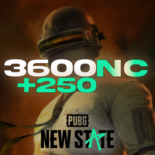 Pubg New State 3600 + 250 NC