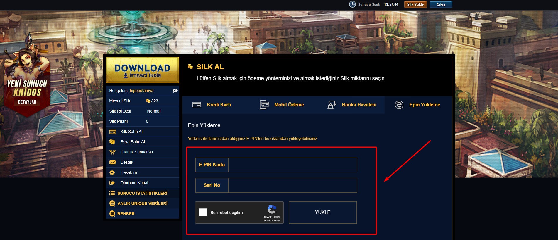 Silkroad Online T&uuml;rkiye Silk